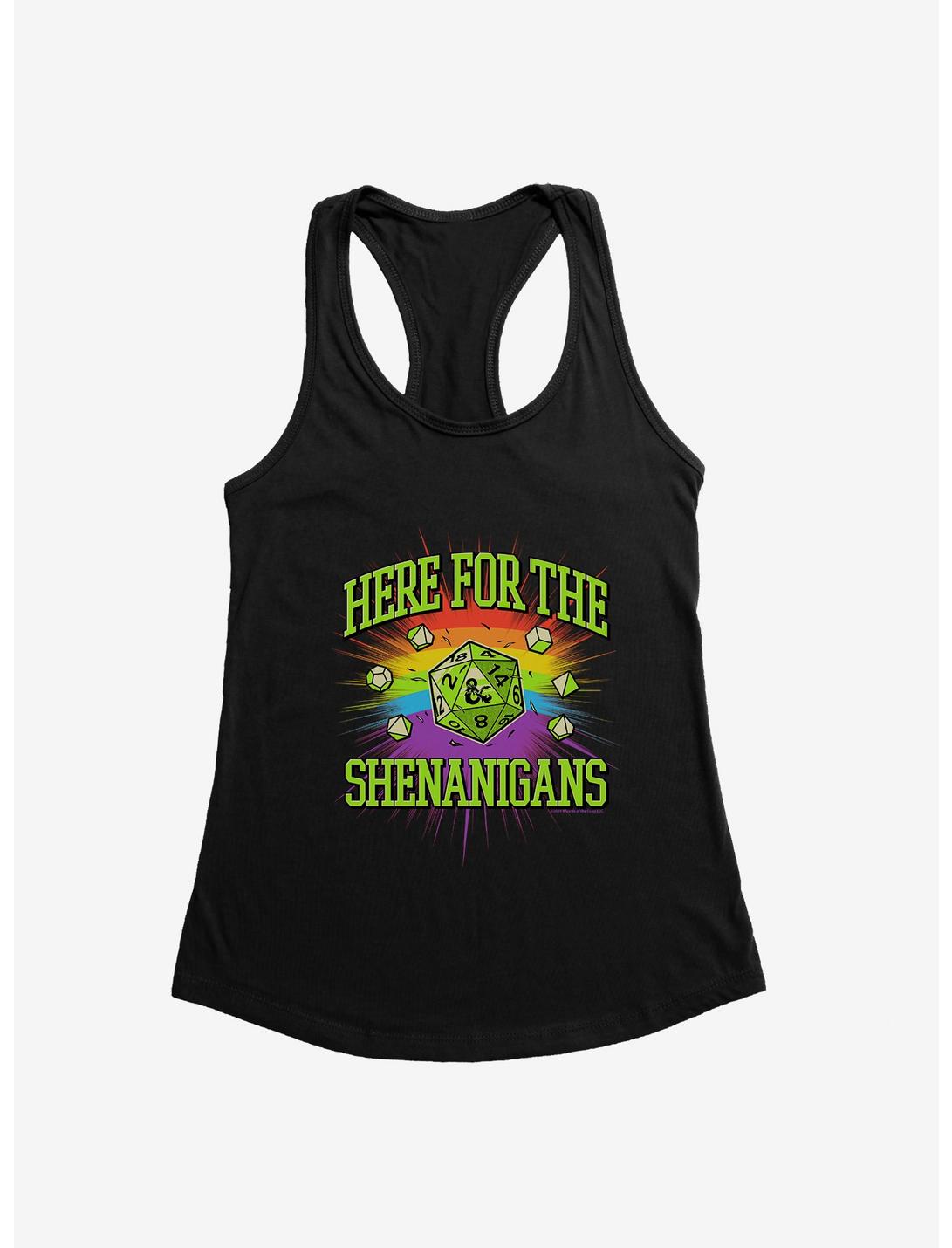 Dungeons & Dragons Here For The Shenanigans Girls Tank, BLACK, hi-res