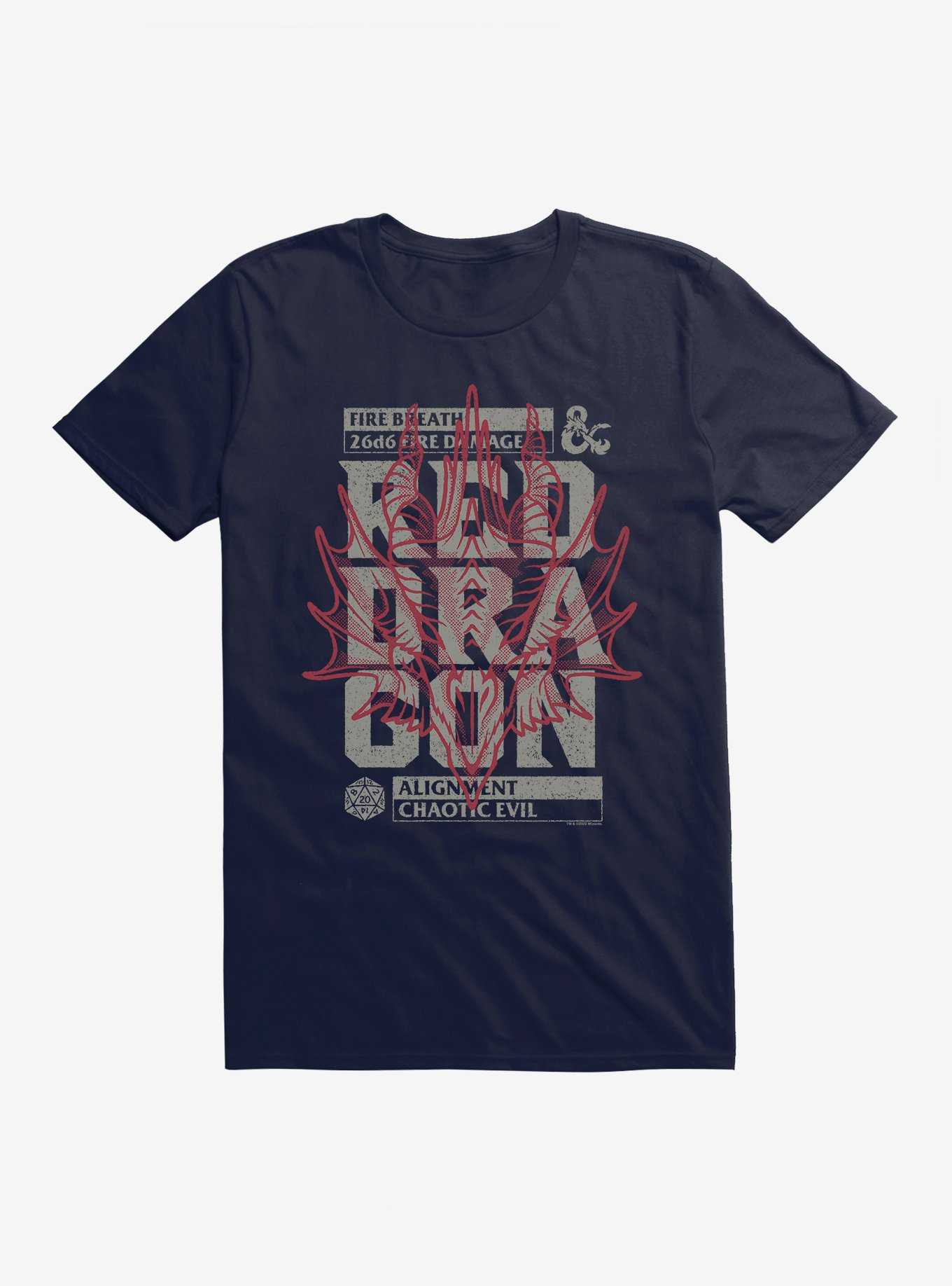 Dungeons & Dragons Red Dragon Stamp T-Shirt, , hi-res