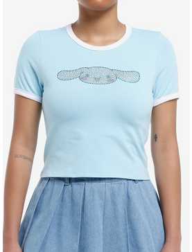 Cinnamoroll Rhinestone Girls Baby Ringer T-Shirt, , hi-res