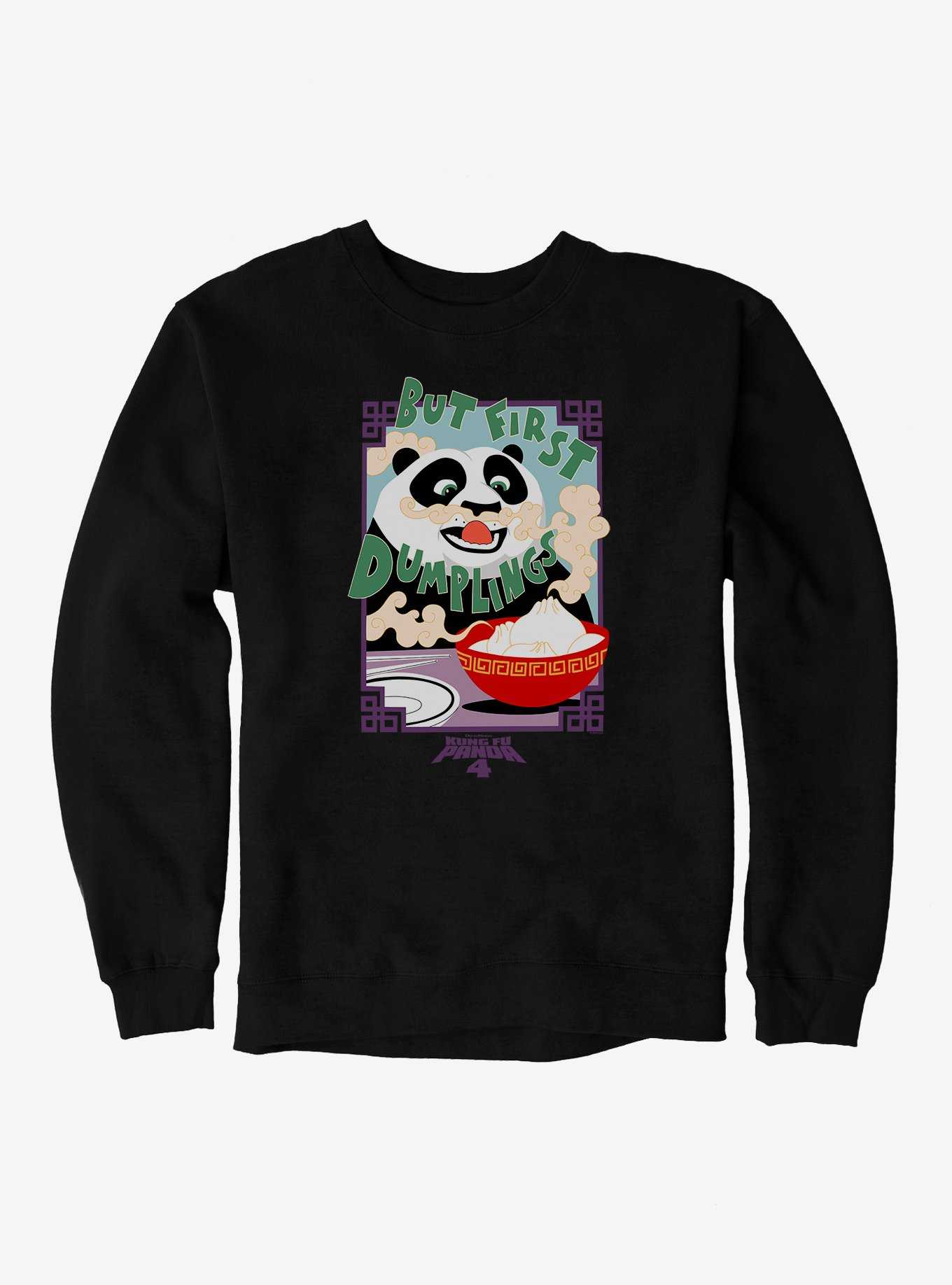 Kung Fu Panda 4 But First Dumplings Sweatshirt, , hi-res