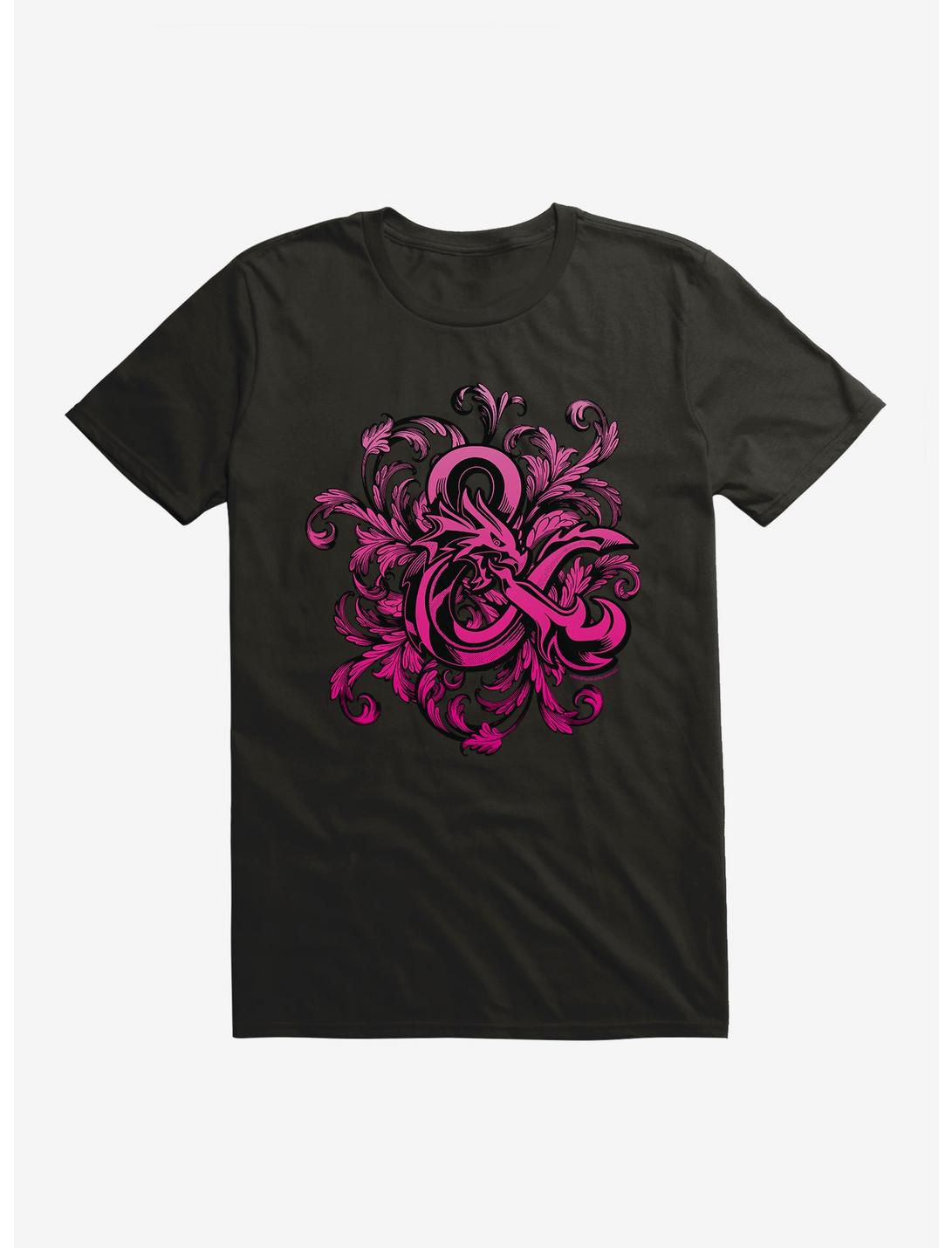 Dungeons & Dragons Flourish Ampersand T-Shirt, BLACK, hi-res