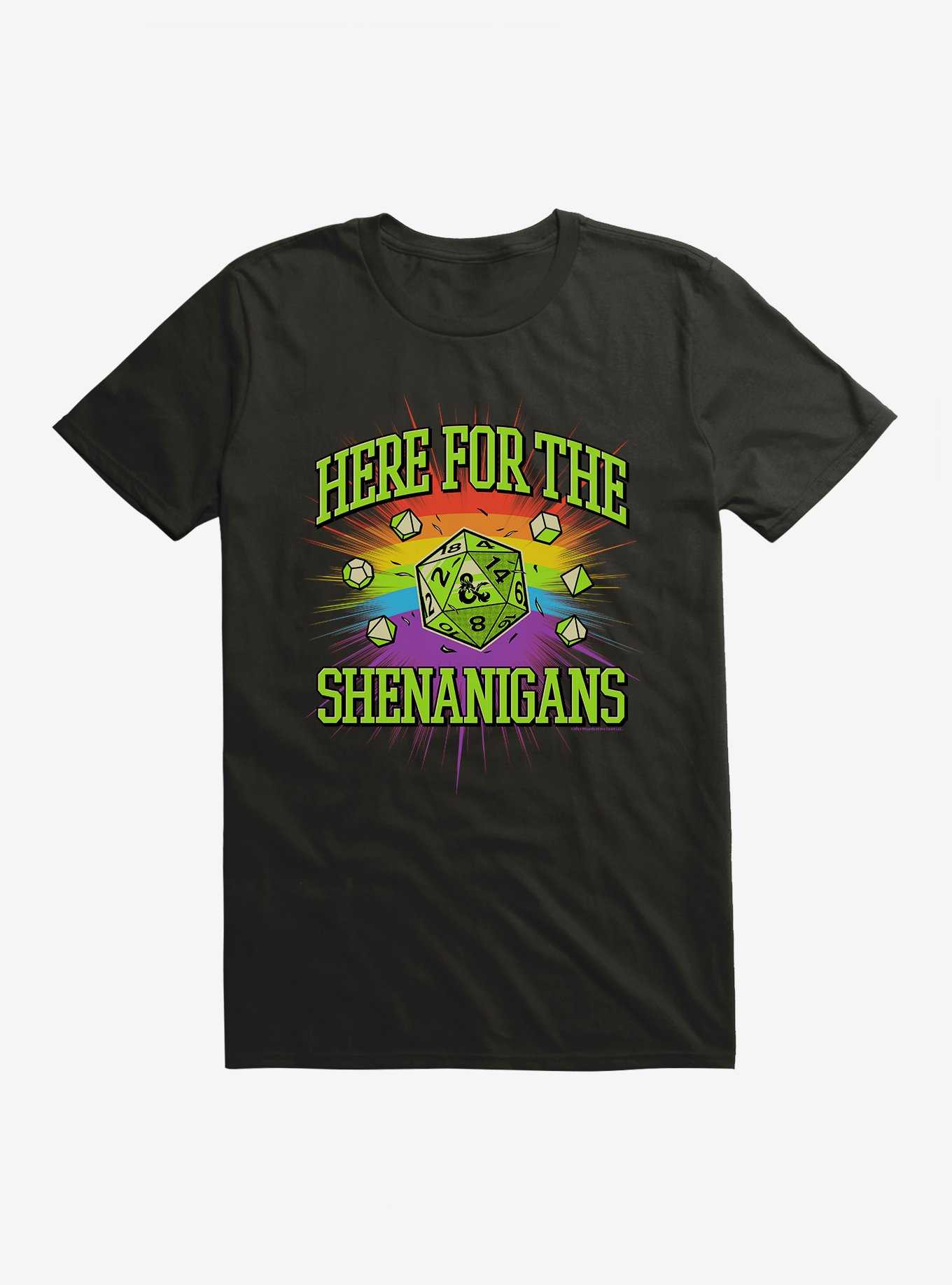 Dungeons & Dragons Here For The Shenanigans T-Shirt, , hi-res
