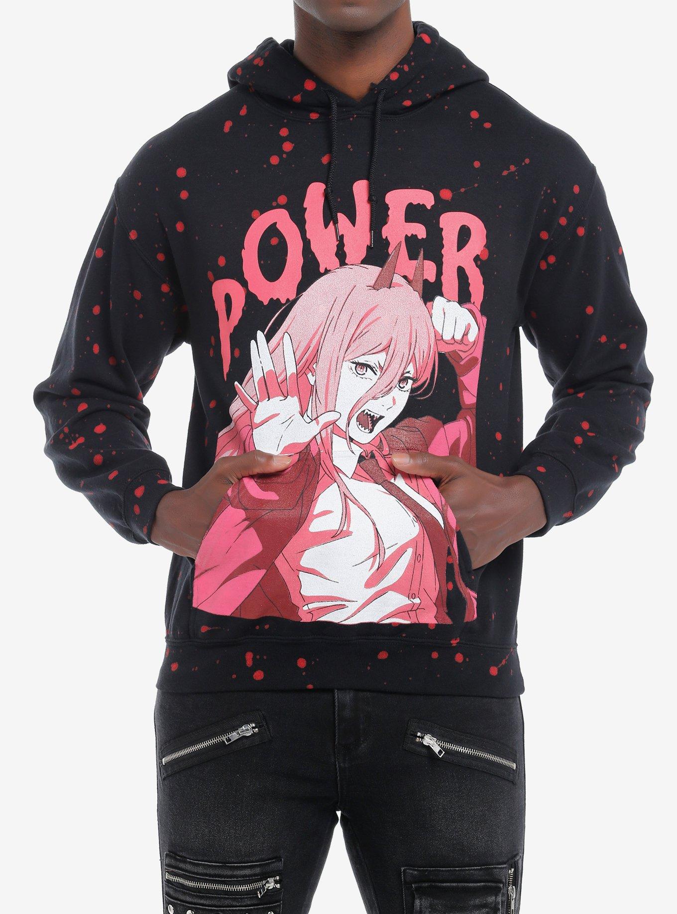 Chainsaw Man Power Splatter Hoodie, , hi-res