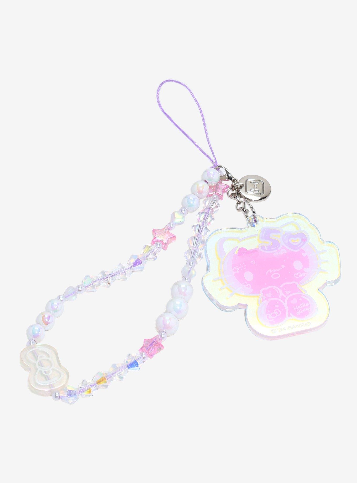 Sanrio Hello Kitty 50th Anniversary Phone Charm, , hi-res
