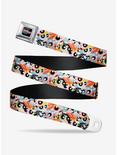 The Powerpuff Girls Expressions Stacked Seatbelt Belt, MULTI, hi-res