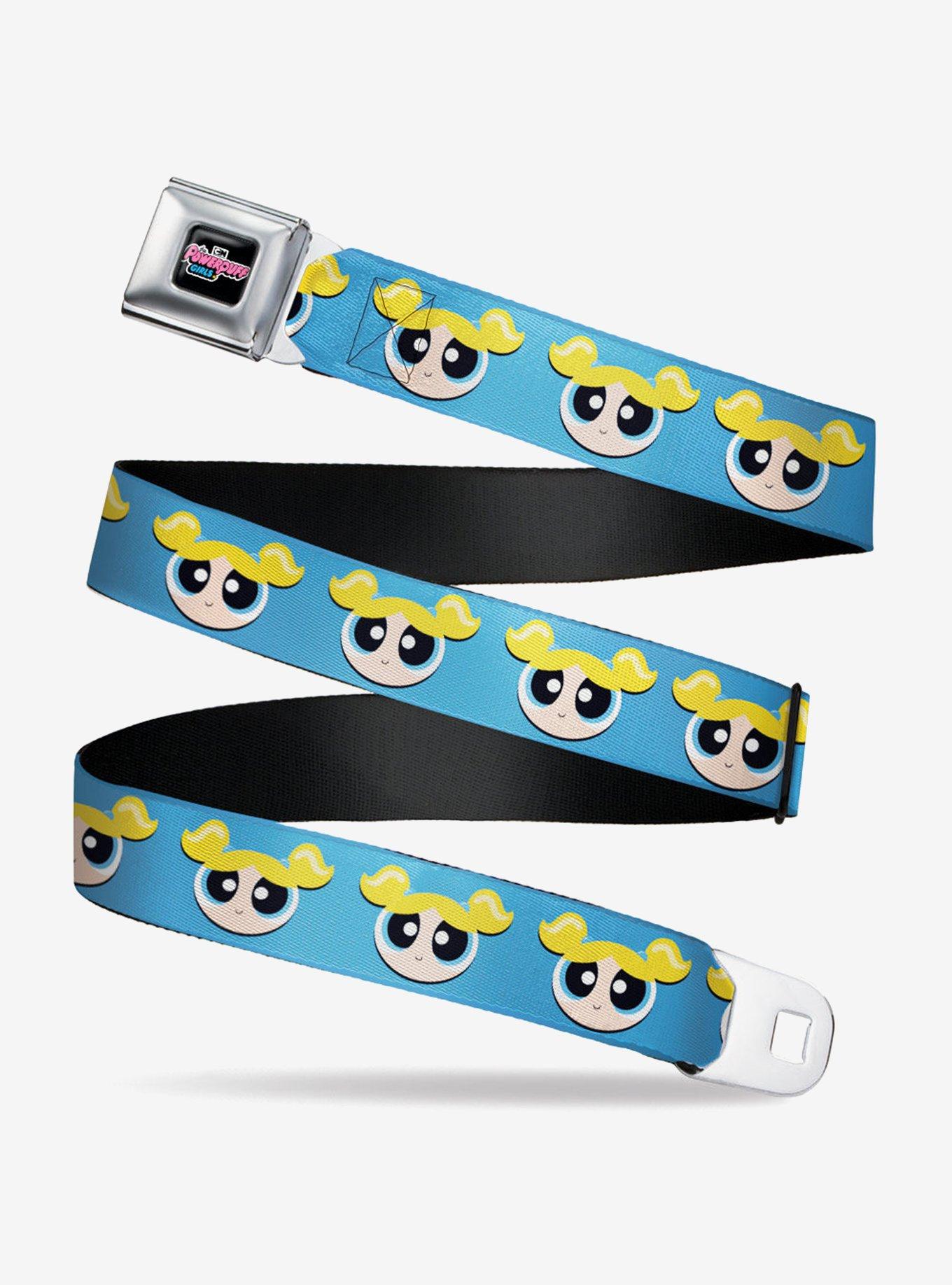 The Powerpuff Girls Bubbles Face Close Up Seatbelt Belt, , hi-res