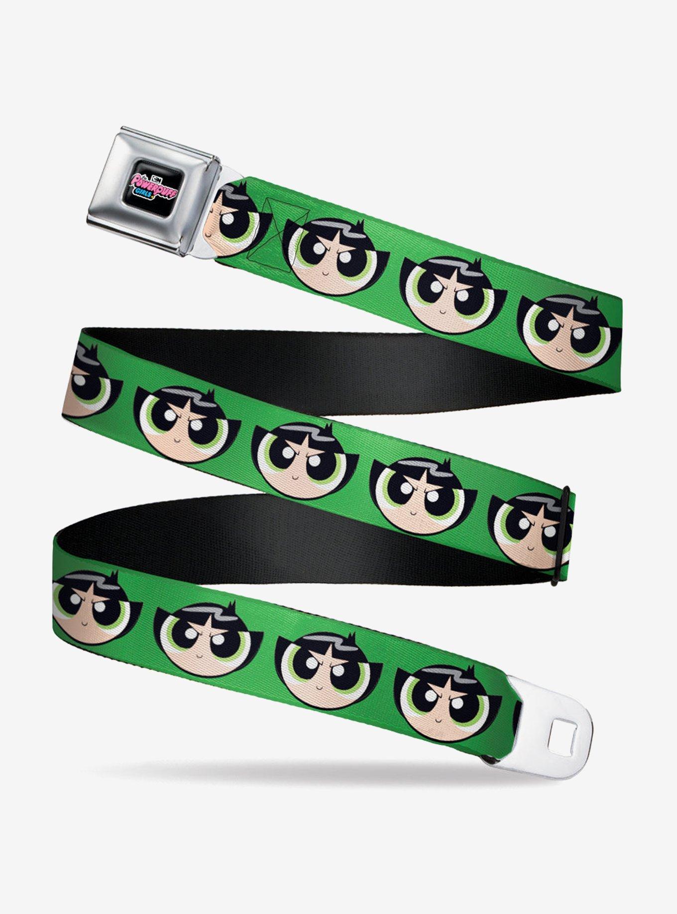 The Powerpuff Girls Buttercup Face Close Up Seatbelt Belt