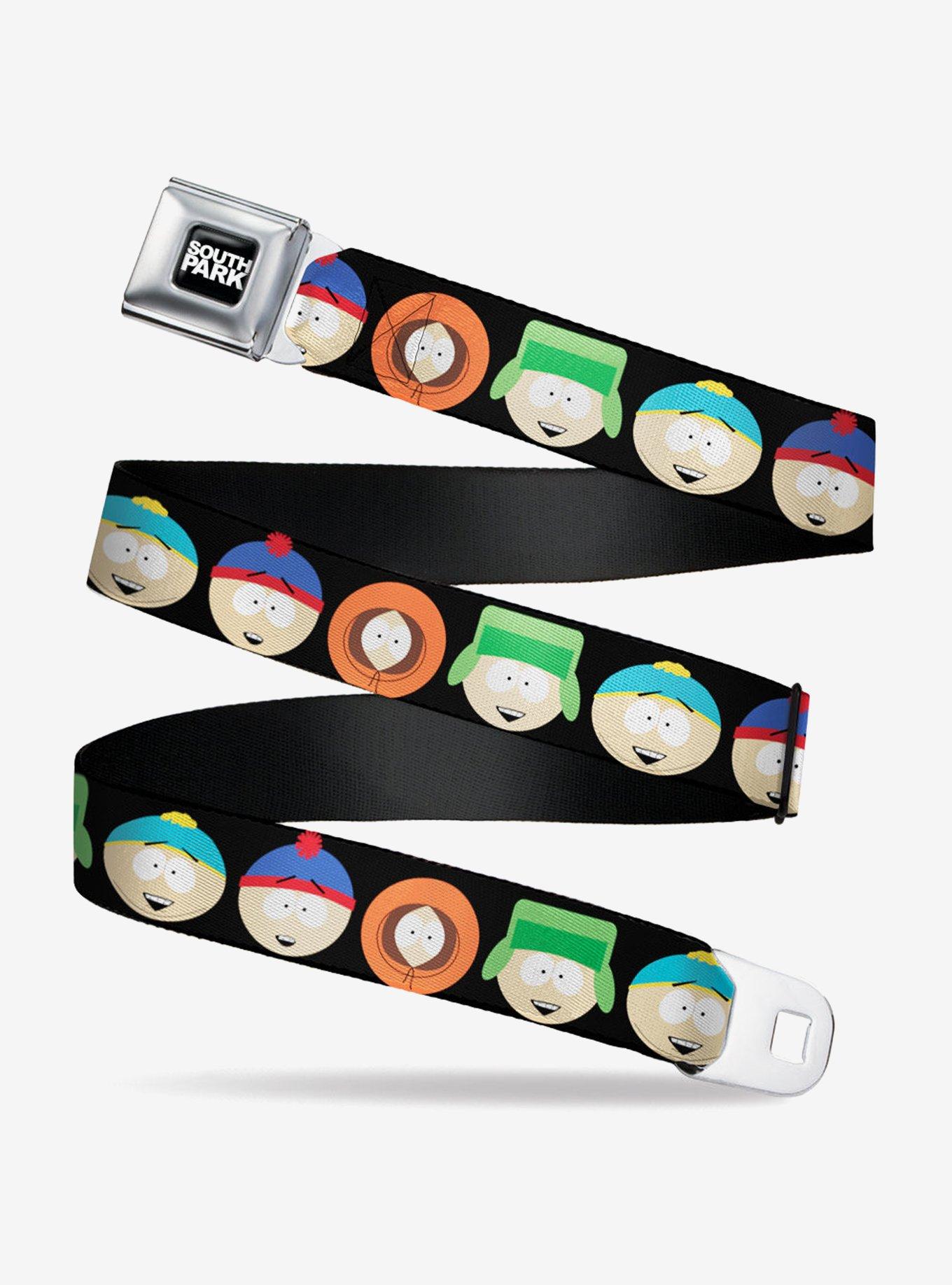 South Park Boys Face Repeat Seatbelt Belt, MULTI, hi-res