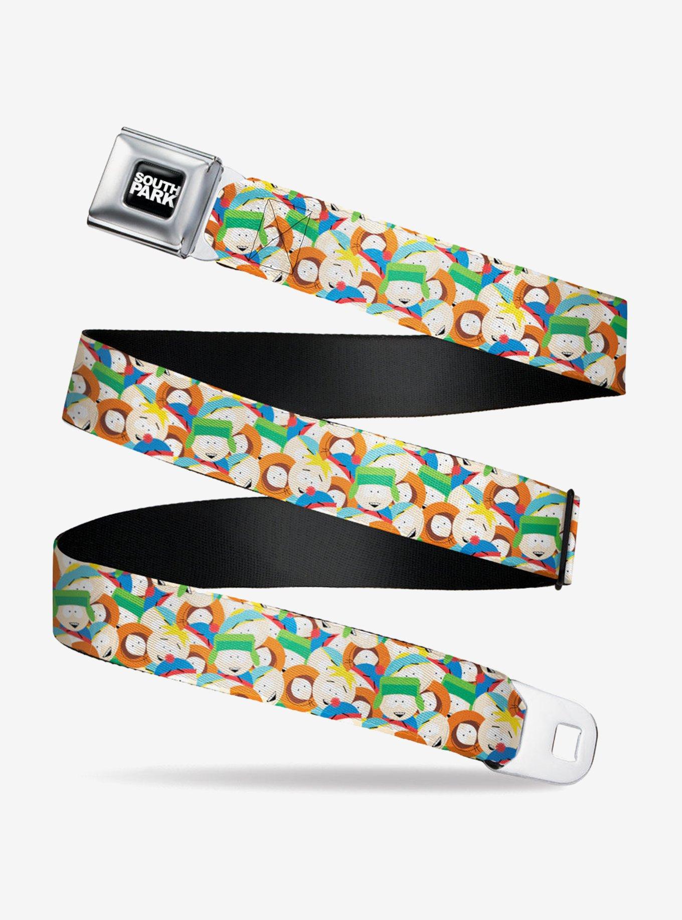 South Park Boys Expressions Stacked Seatbelt Belt, MULTI, hi-res