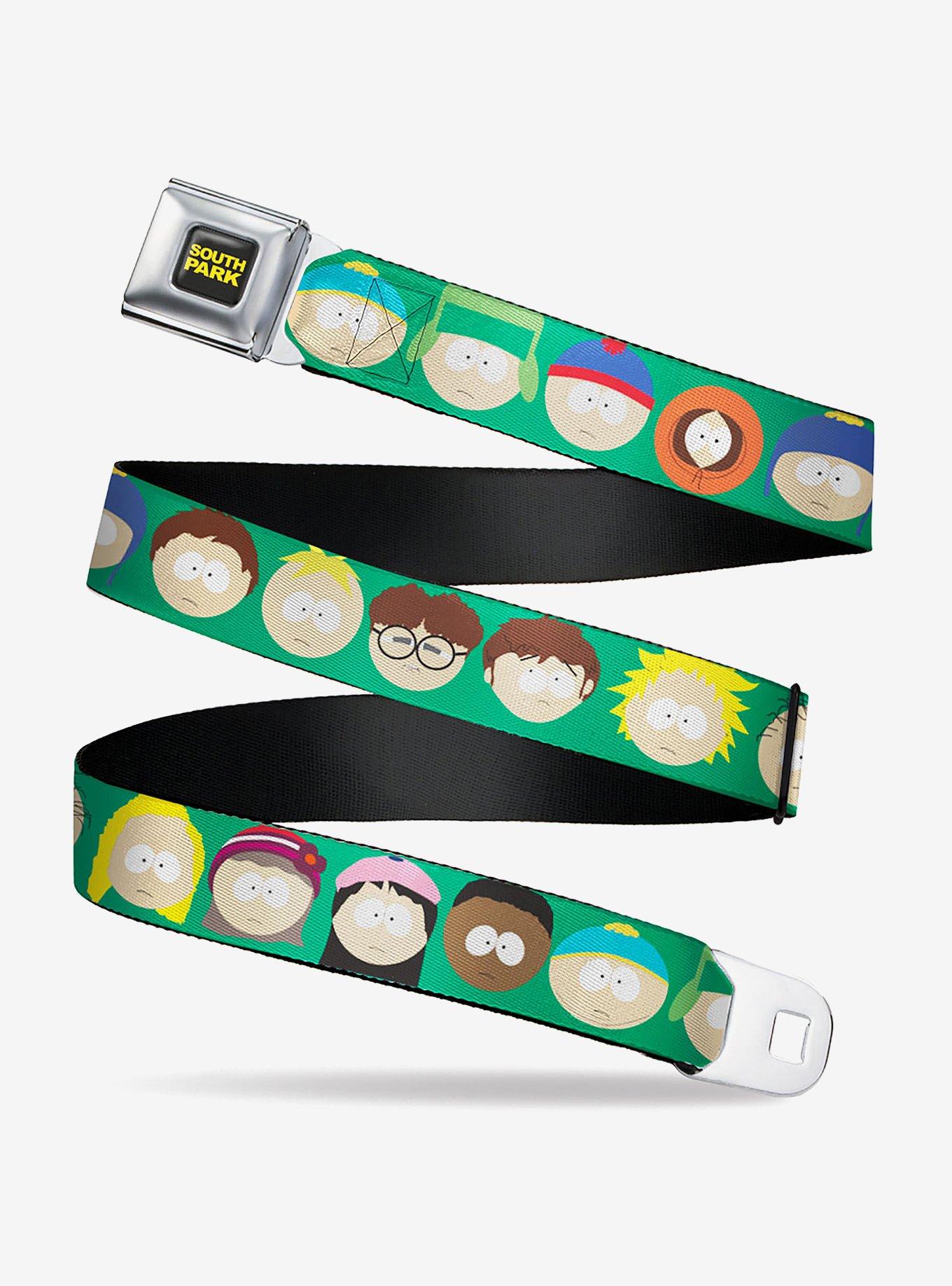 South Park Kids Faces Seatbelt Belt