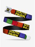 South Park Boys Title Logo Color Block Seatbelt Belt, MULTI, hi-res