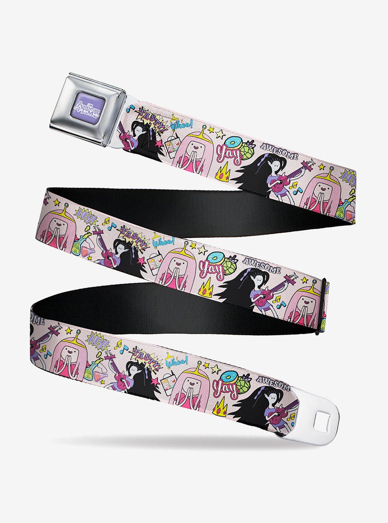 Adventure Time Marceline And Princess Bubblegum Collage Seatbelt Belt, , hi-res