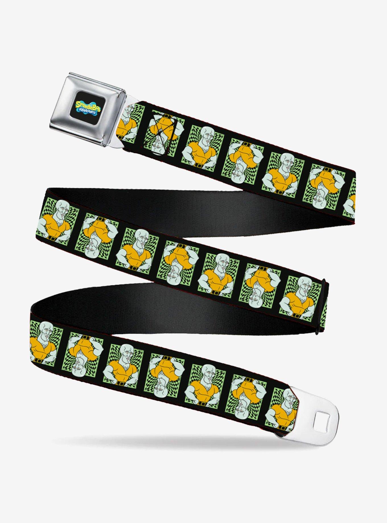 SpongeBob SquarePants Handsome Squidward Pose Blocks Flip Seatbelt Belt, , hi-res