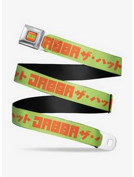 Star Wars Jabba The Hutt Text And Japanese Characters Seatbelt Belt, , hi-res