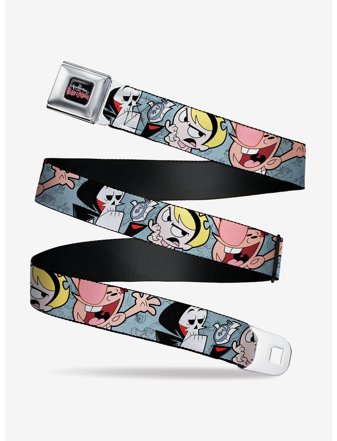The Grim Adventures of Billy And Mandy Group Pose Seatbelt Belt, MULTI, hi-res
