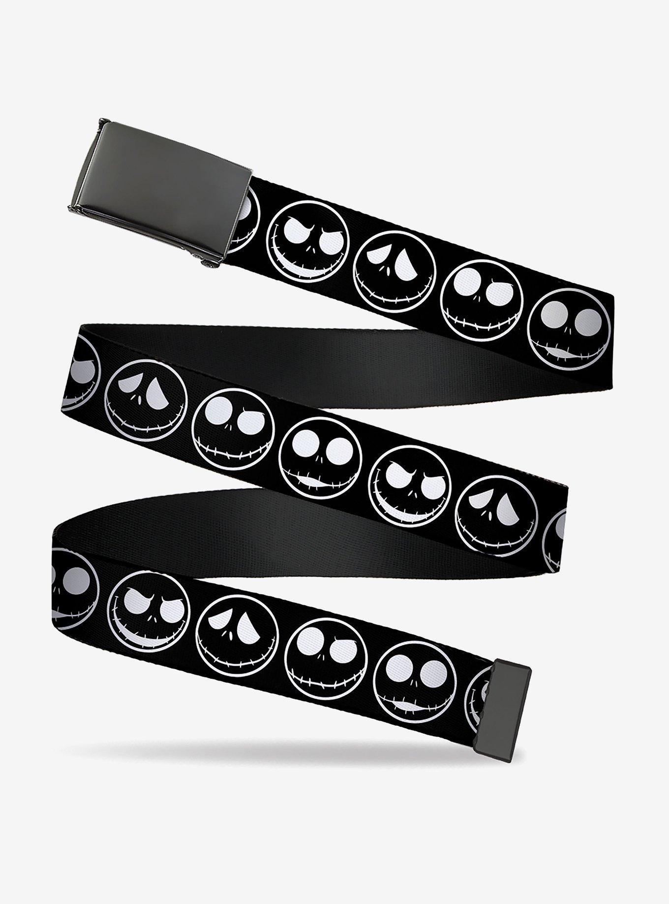 Disney The Nightmare Before Christmas Jack Expressions Flip Web Belt