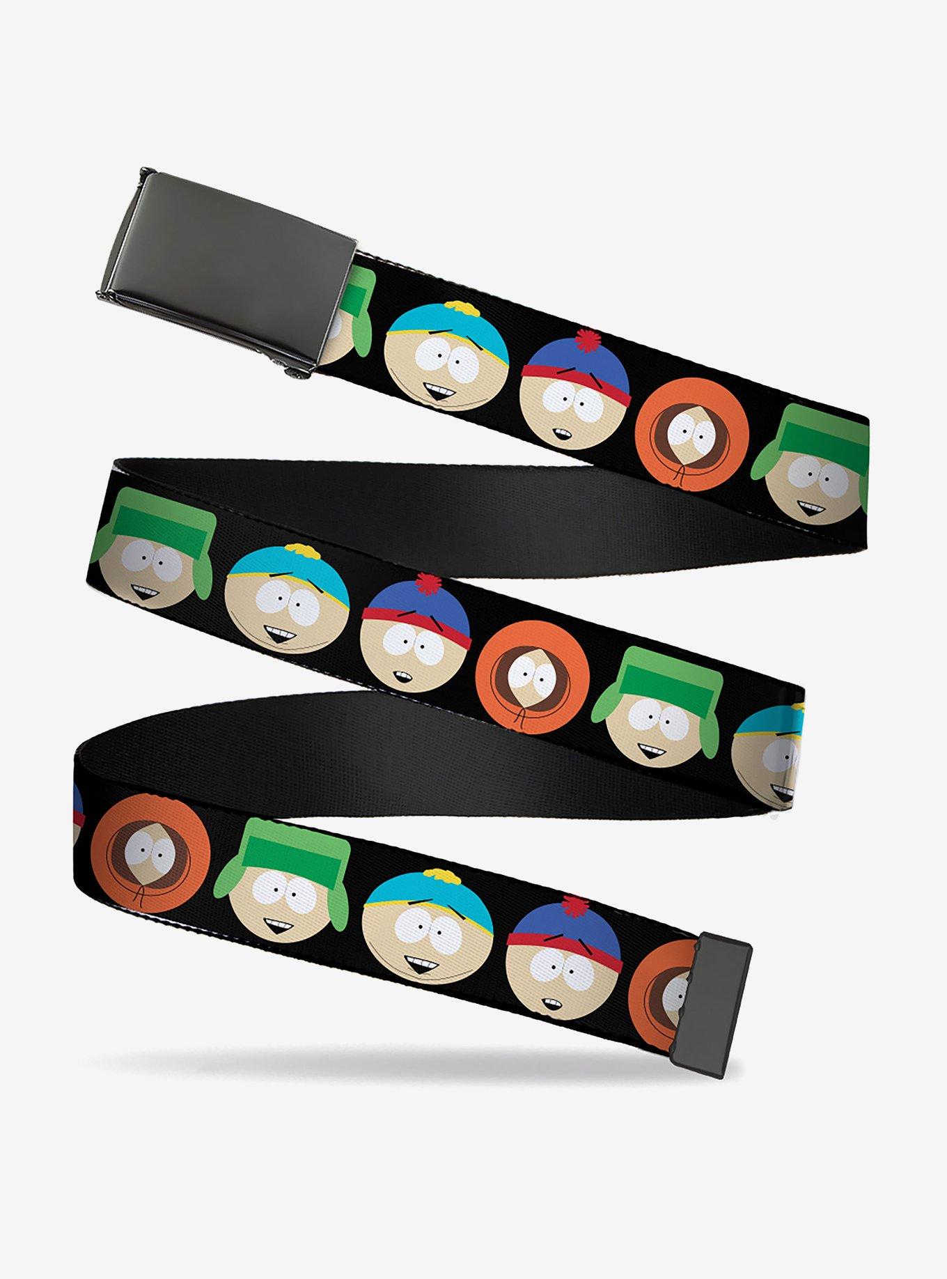 South Park Boys Face Repeat Flip Web Belt, , hi-res