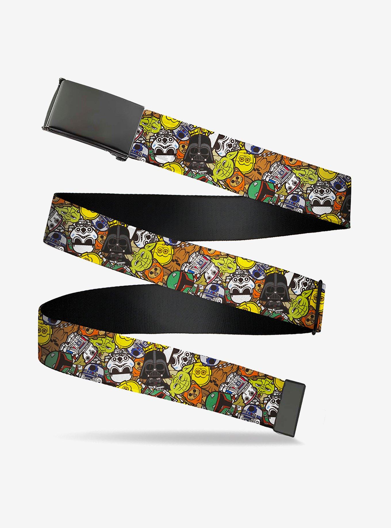 Star Wars Chibi Characters Stacked Flip Web Belt