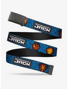Samurai Jack Title Logo And Icons With Swirl Flip Web Belt, , hi-res