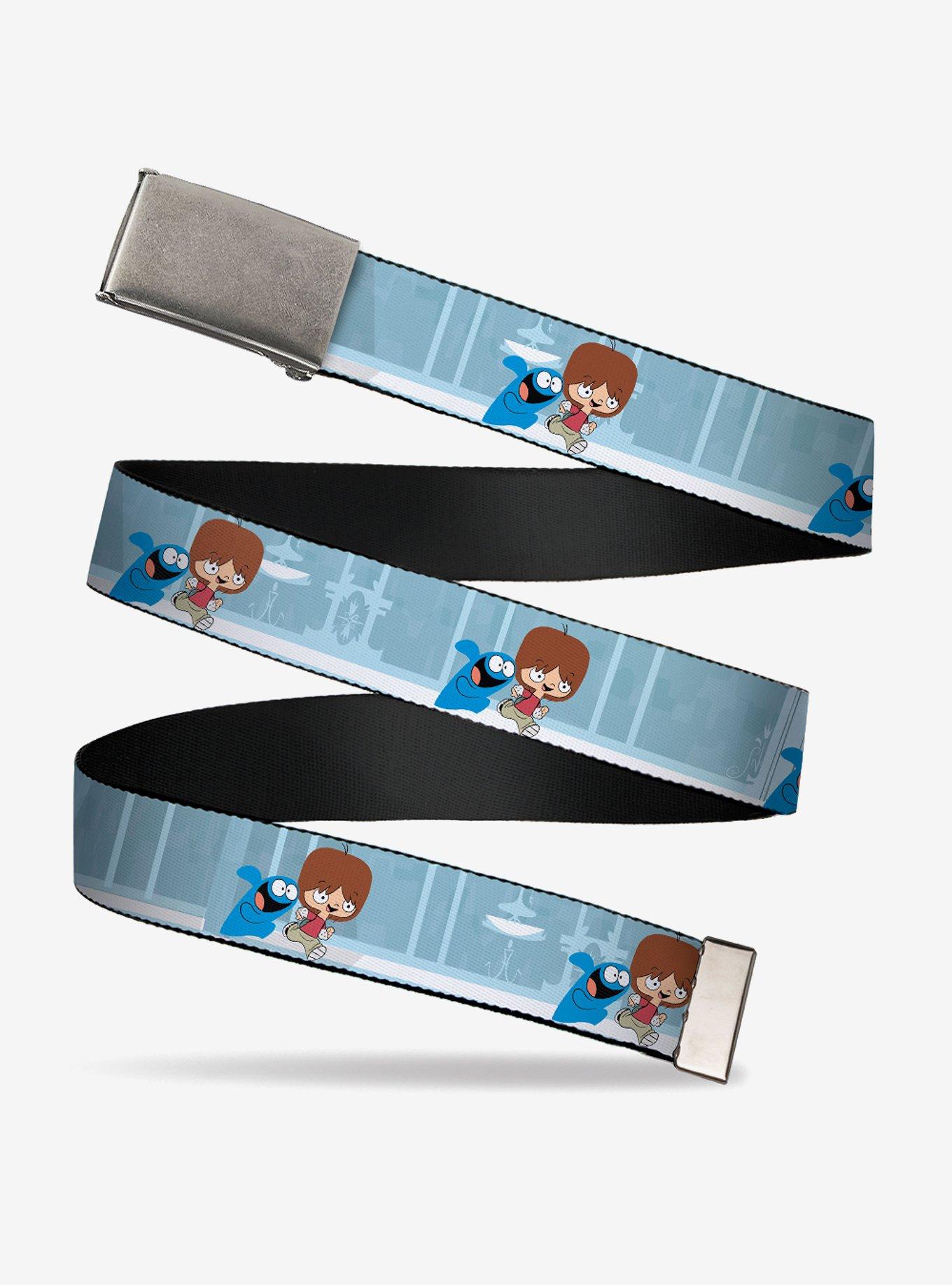 Foster's Home For Imaginary Friends Mac And Bloo Pose Flip Web Belt