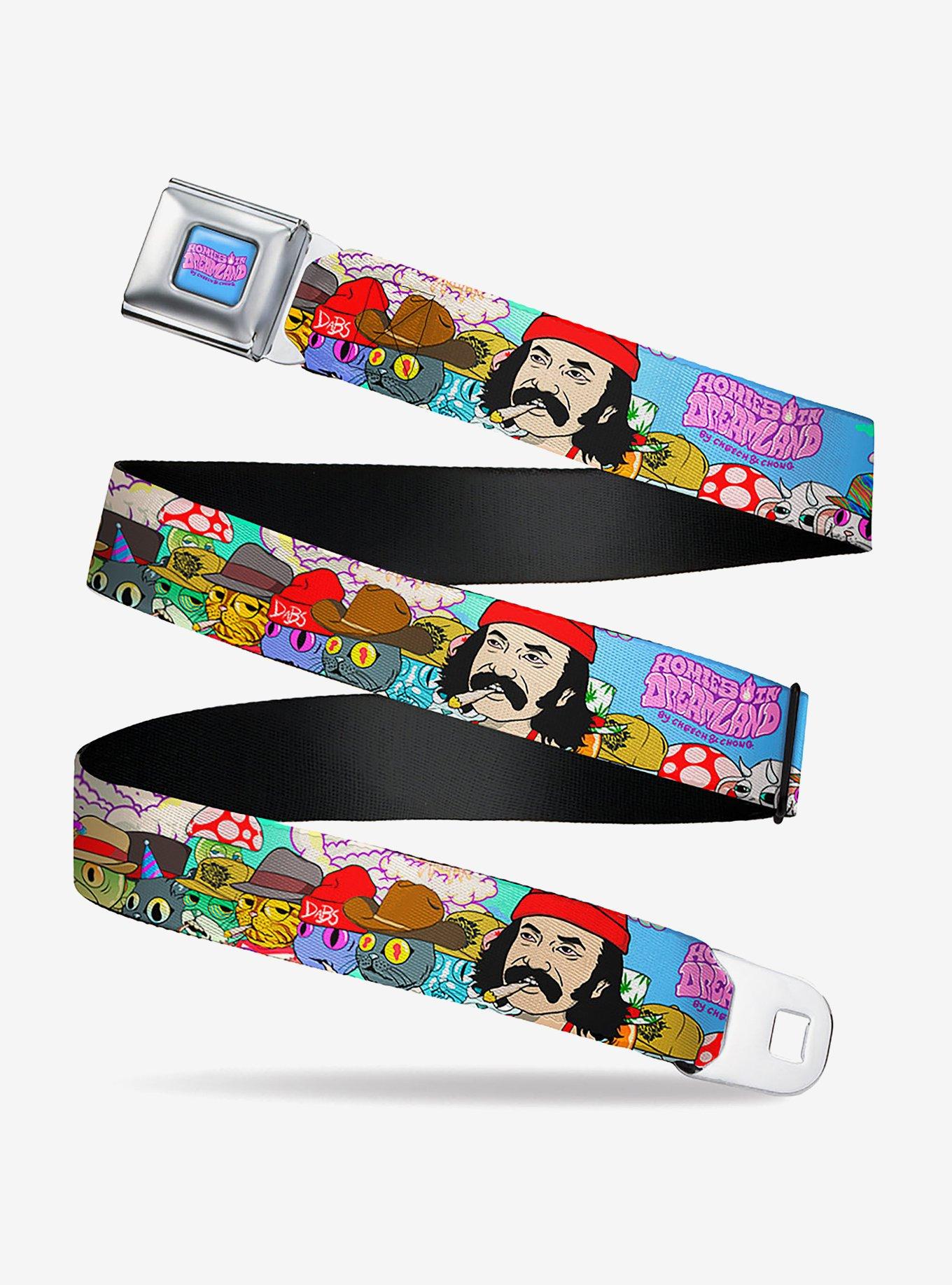 Cheech & Chong Homies in Dreamland Title Logo Homies Seatbelt Belt, , hi-res