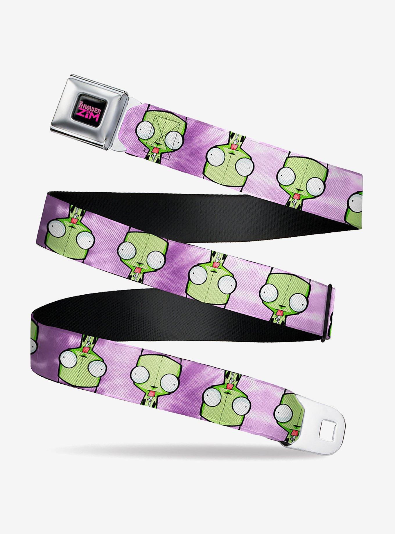 Invader Zim Gir Flip Poses Tie Dye Seatbelt Belt, , hi-res