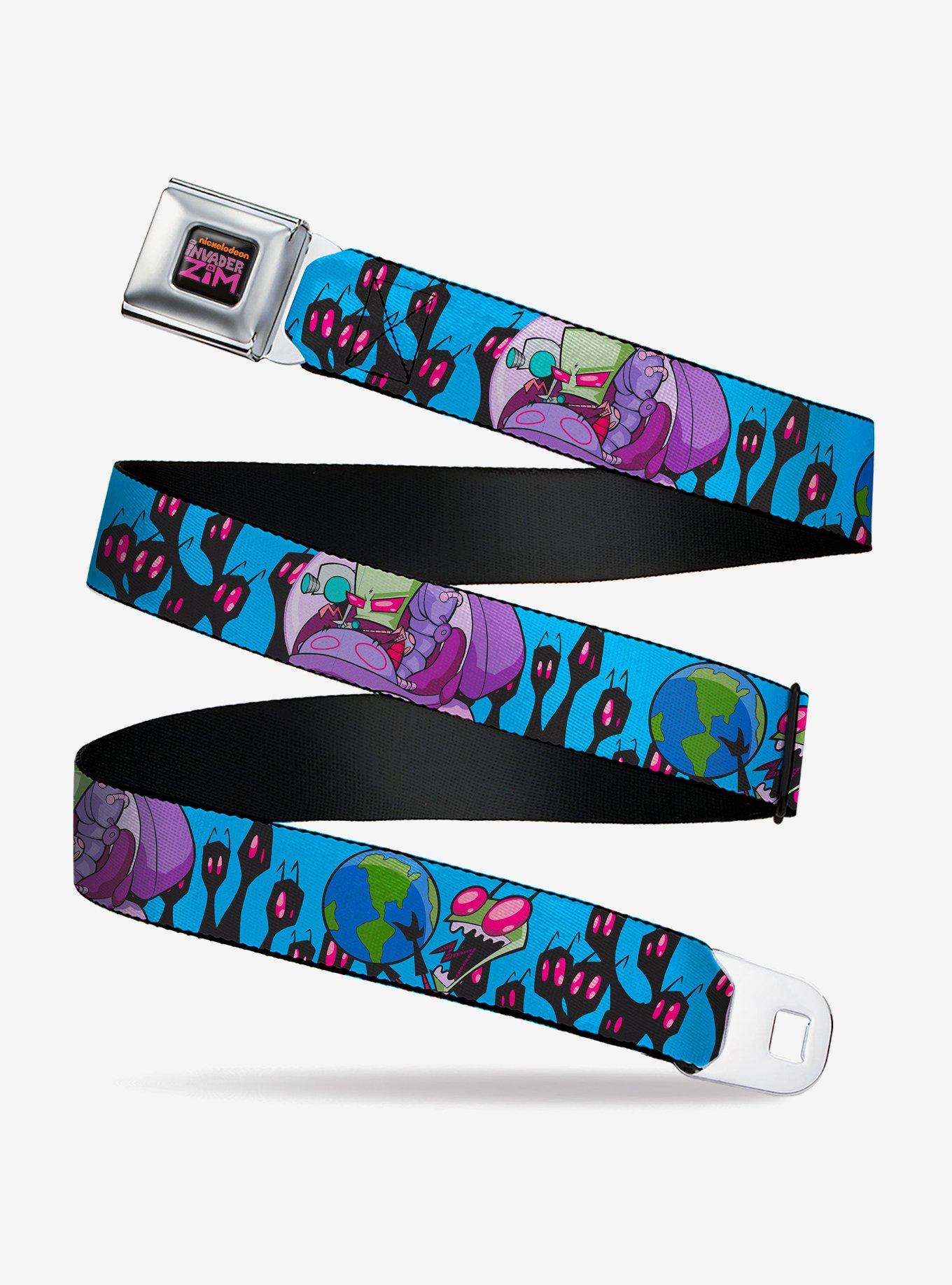 Invader Zim GIR And Piggy Rule The World Poses Seatbelt Belt