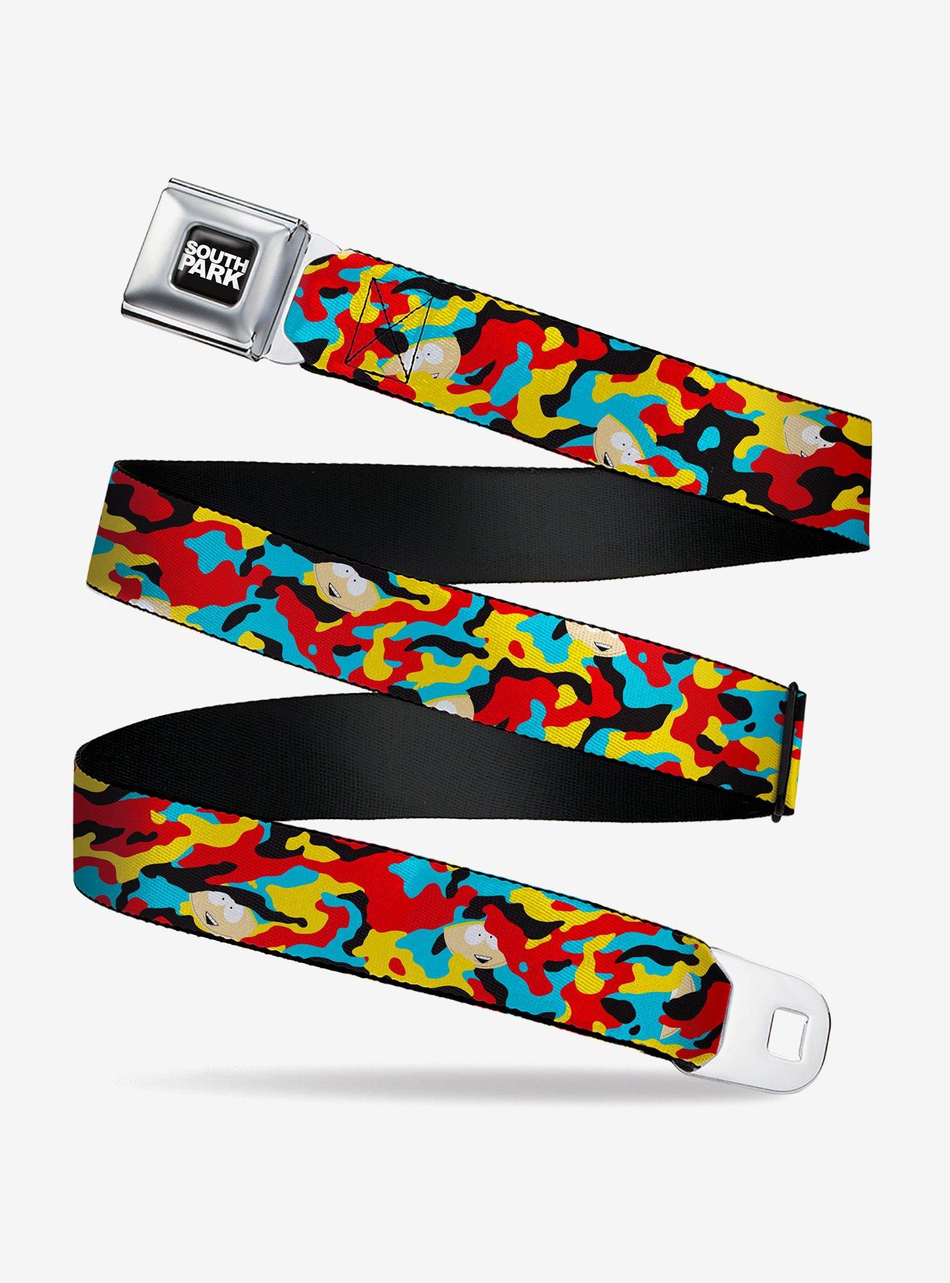 South Park Cartman Camo Seatbelt Belt, , hi-res