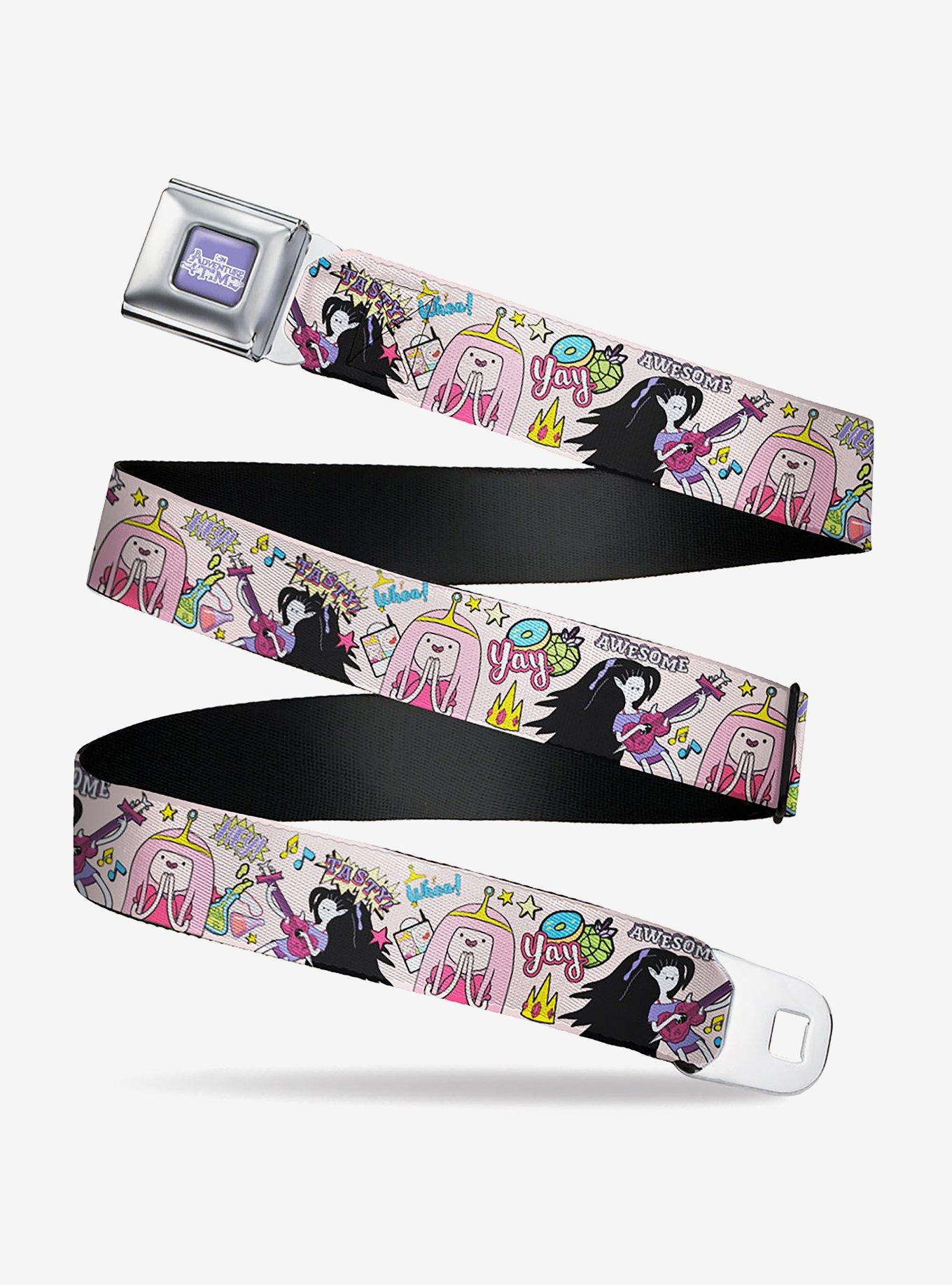 Adventure Time Marceline And Princess Bubblegum Collage Seatbelt Belt, , hi-res