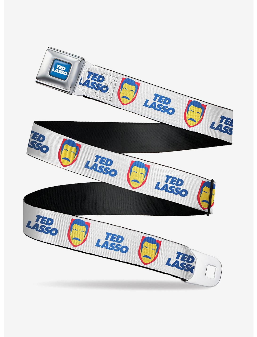 Ted Lasso Icon And Text Seatbelt Belt, BRIGHT WHITE, hi-res