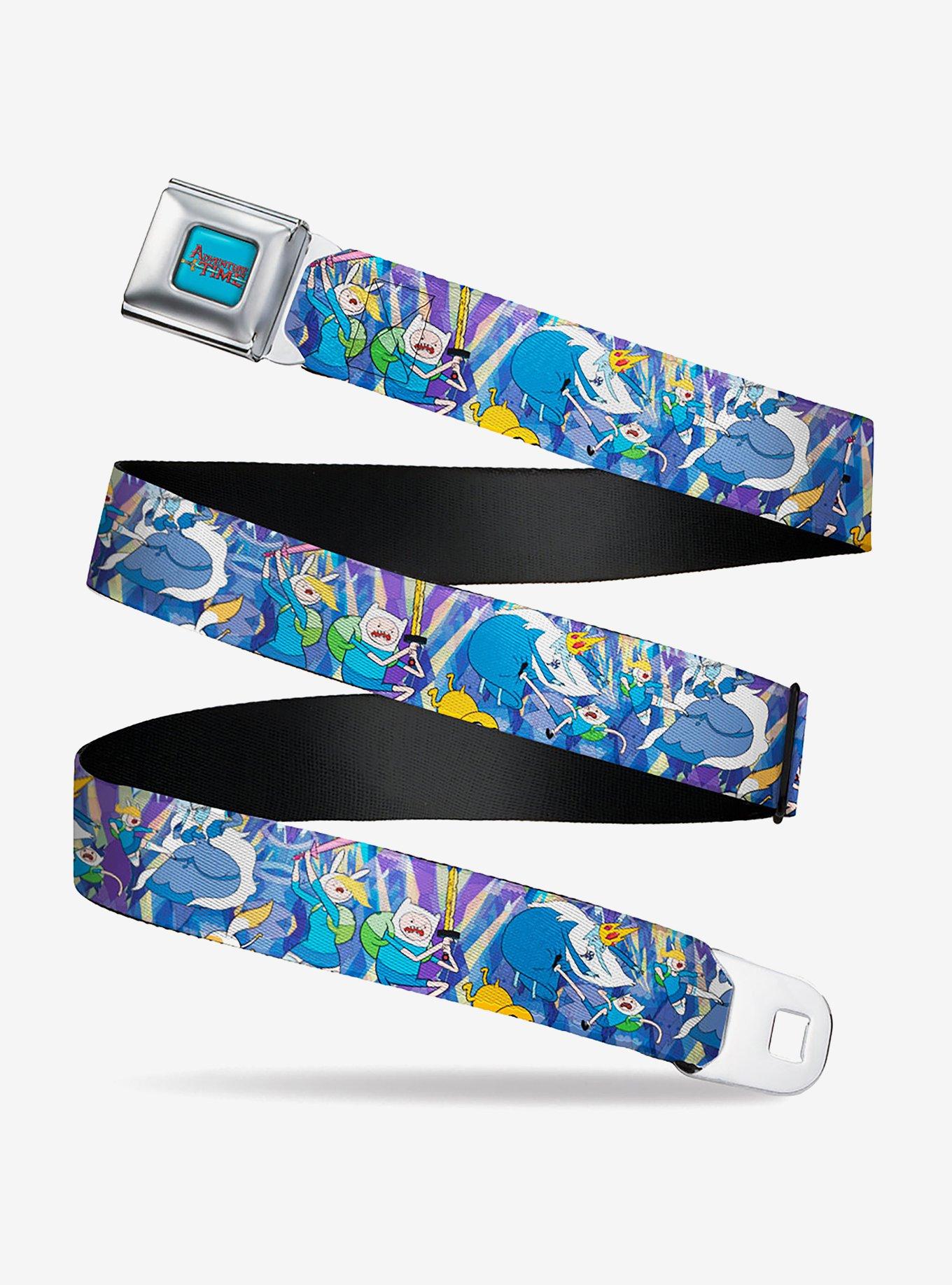 Adventure Time Finn Jake And Fionna Cake Ice Kingdom Seatbelt Belt, , hi-res