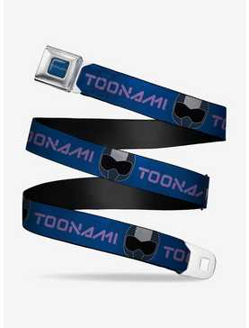 Toonami Title Logo And Robot Tom Head Purples Seatbelt Belt, , hi-res
