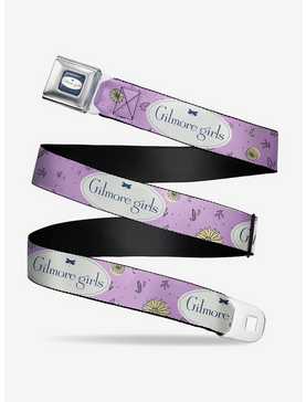 Gilmore Girls Title Logo And Flower Petals Lavender Seatbelt Belt, , hi-res