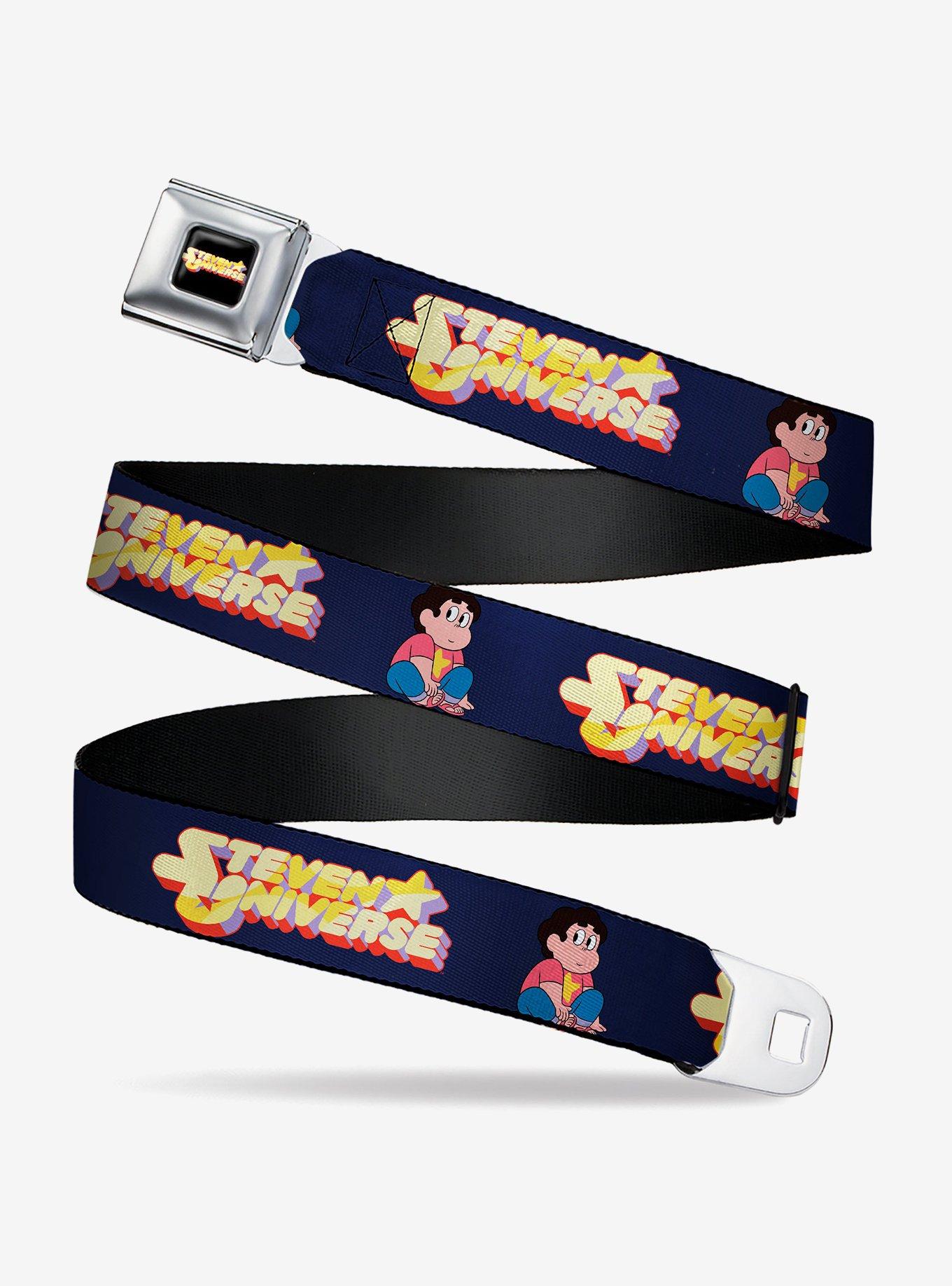 Steven Universe Sitting Pose And Title Logo Seatbelt Belt, , hi-res