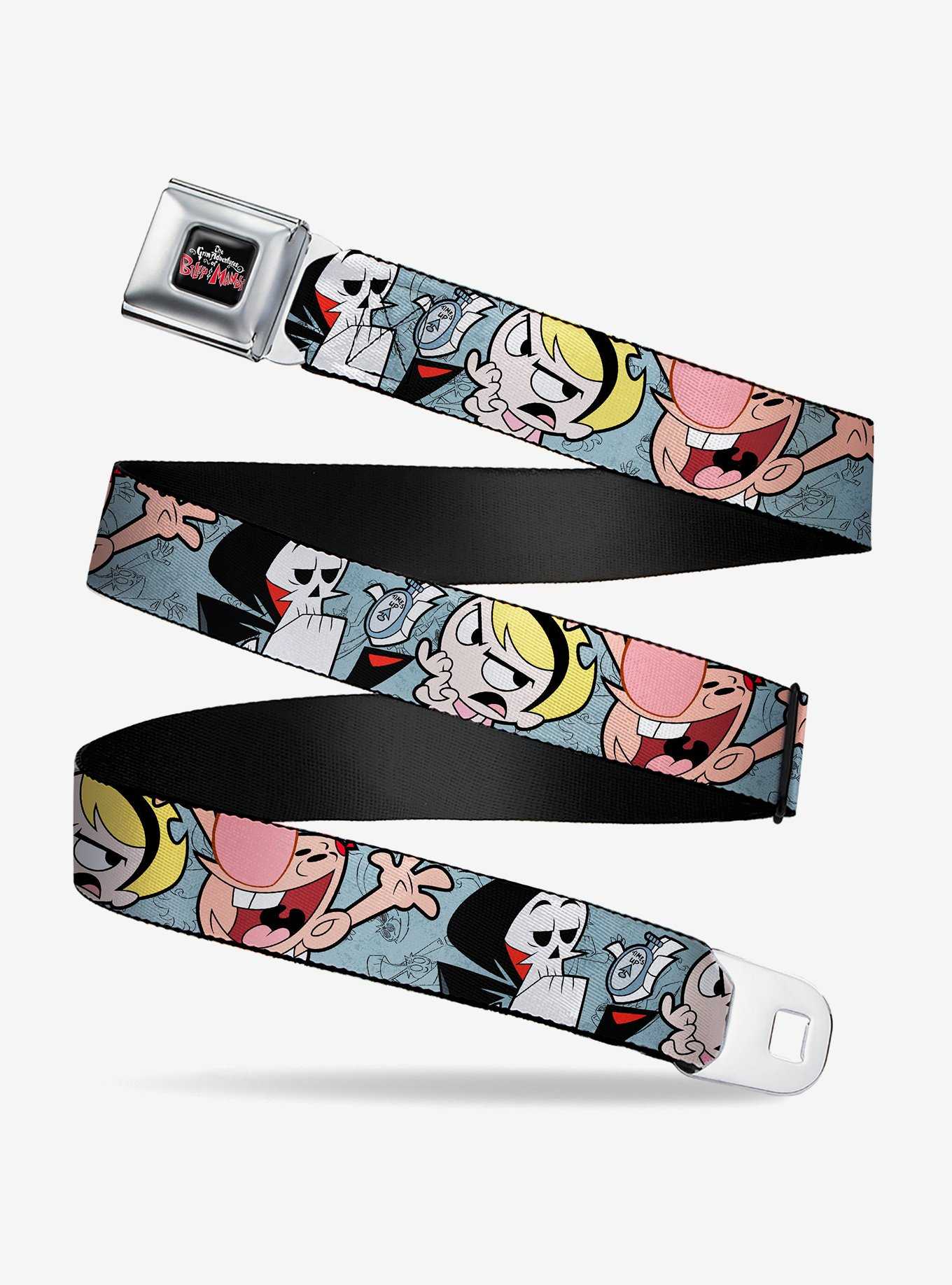 The Grim Adventures of Billy And Mandy Group Pose Seatbelt Belt, , hi-res