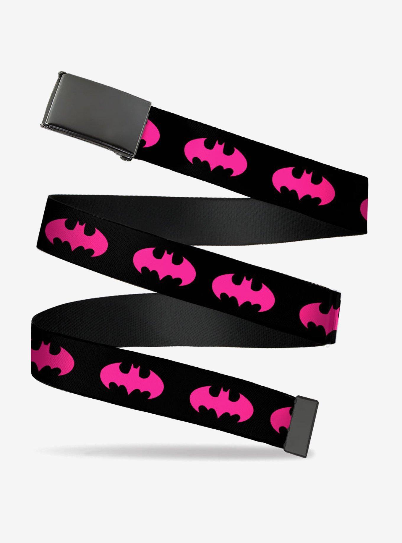 DC Comics Batman Signal Fuchsia Flip Web Belt, , hi-res