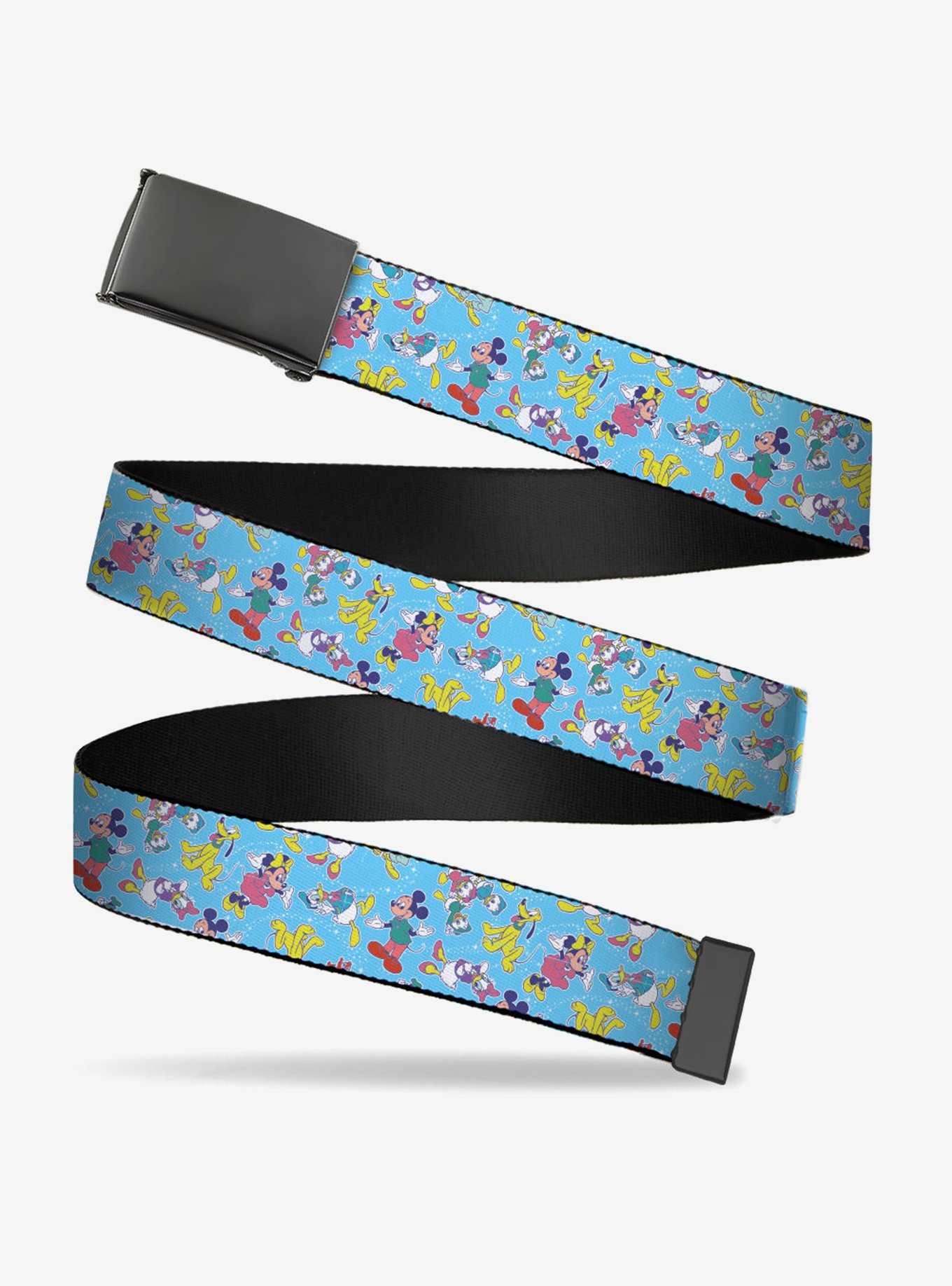 Disney100 Mickey Mouse And Friends Poses Scattered Flip Web Belt, , hi-res
