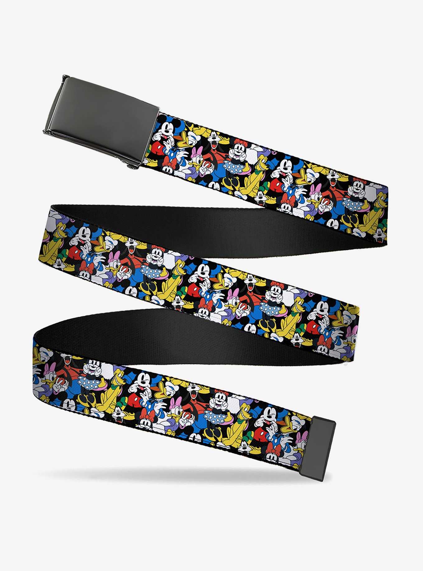 Disney Mickey And Friends Sensational Six Poses Stacked Flip Web Belt, , hi-res