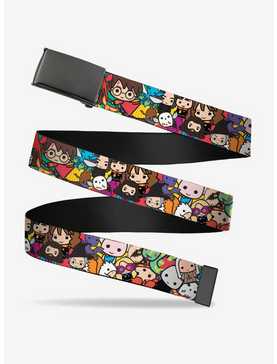 Harry Potter Chibi Charms Characters Stacked Flip Web Belt, , hi-res