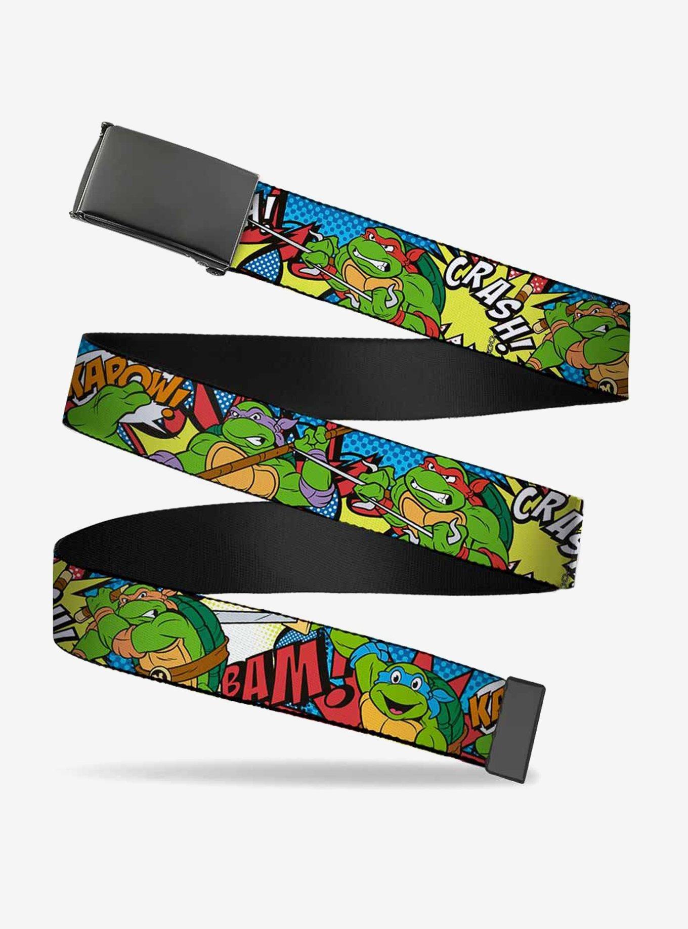 Teenage Mutant Ninja Turtles Action Poses Action Bubbles Dots Flip Web Belt, , hi-res