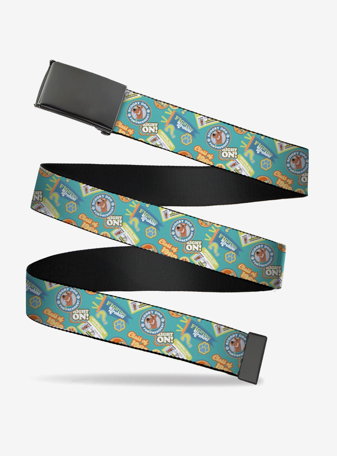 Scooby-Doo! School Spirit Icons Collage Flip Web Belt, , hi-res