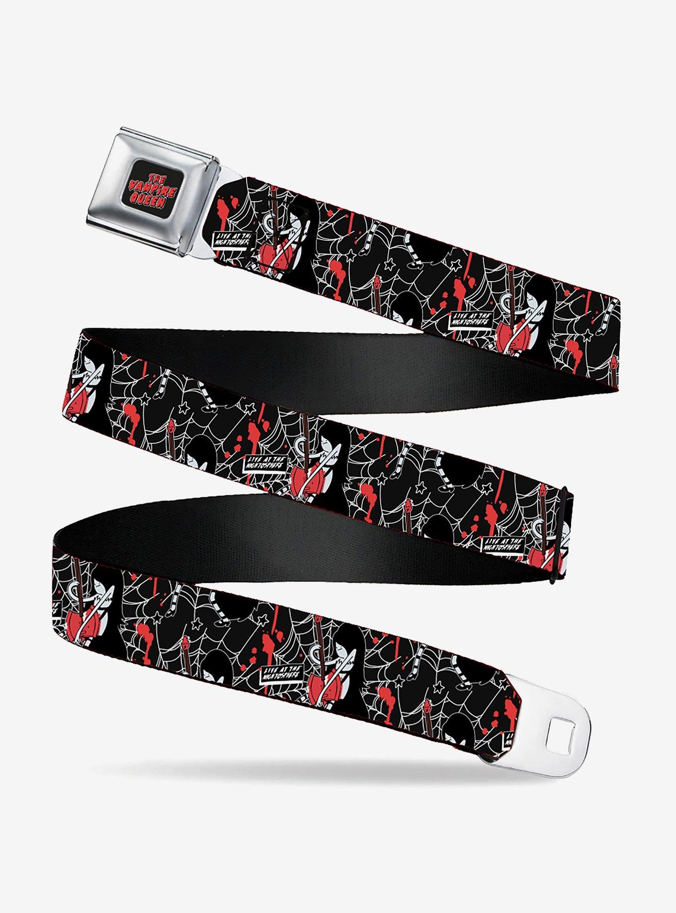 Adventure Time Marceline Live At The Nightosphere Pose Seatbelt Belt, BLACK, hi-res