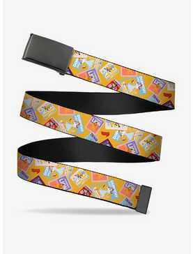 The Wizard of Oz Characters Scenes And Icons Collage Flip Web Belt, , hi-res