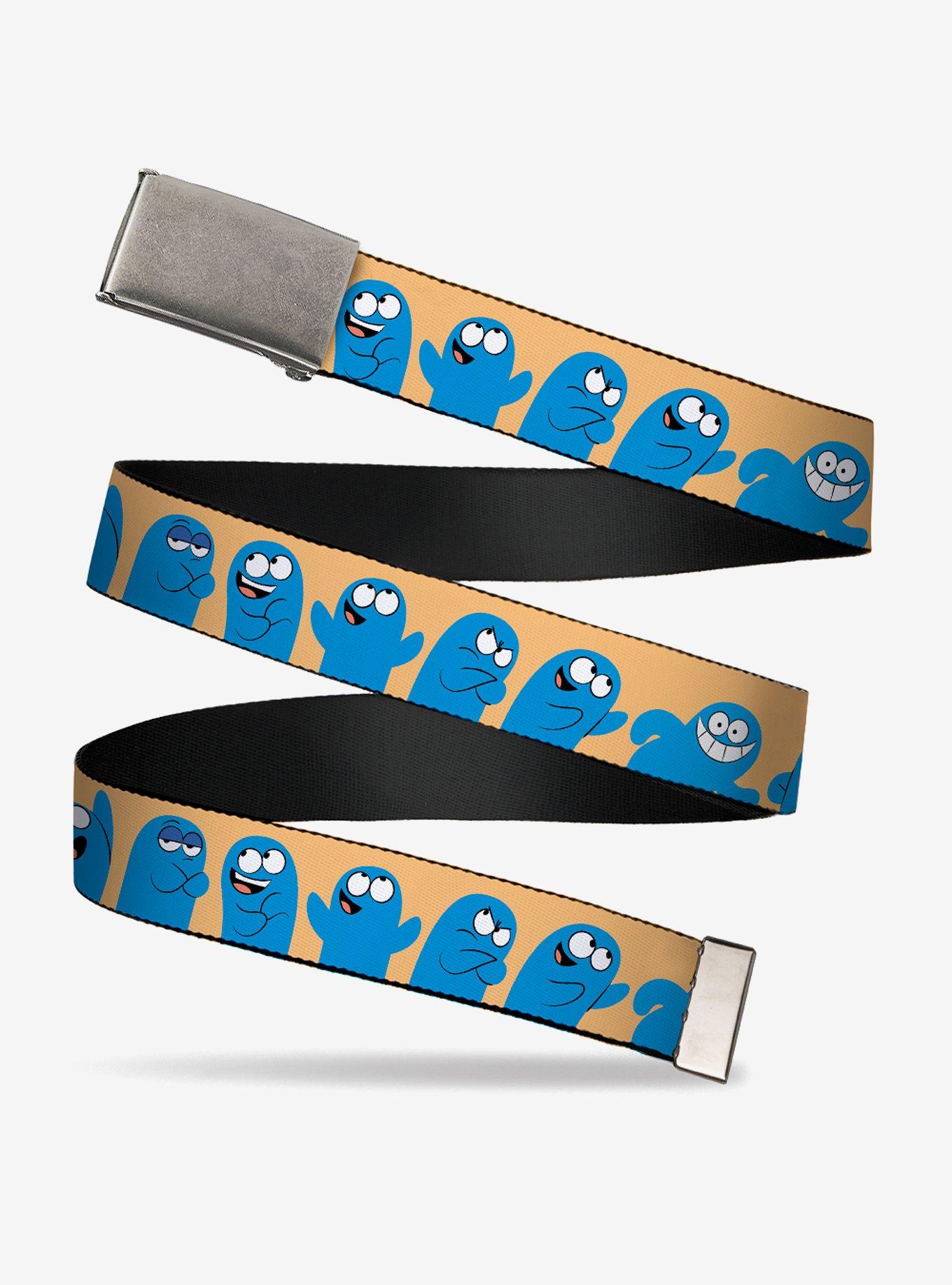 Foster's Home For Imaginary Friends Bloo Expressions Beige Flip Web Belt, , hi-res