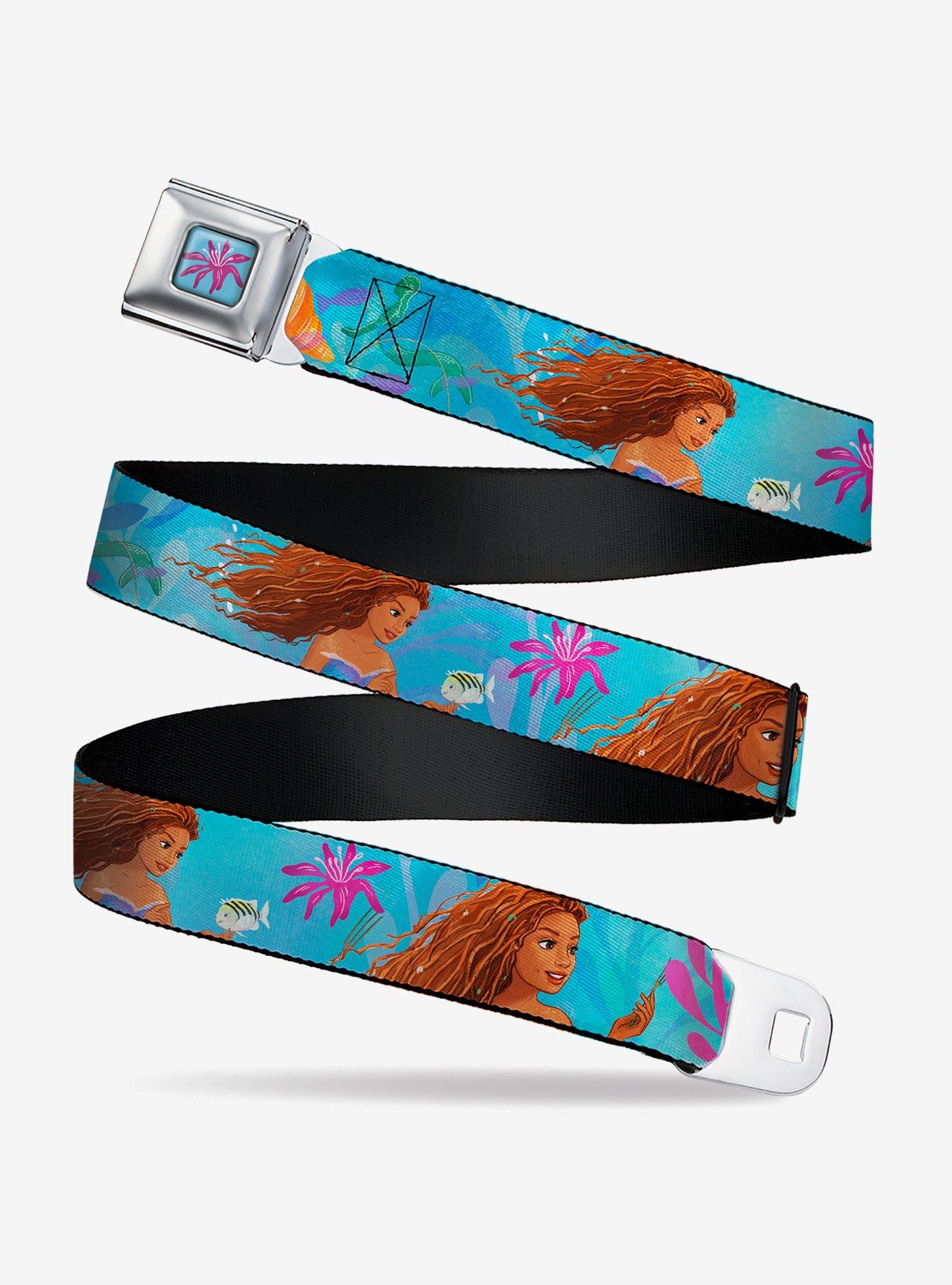 Disney The Little Mermaid Ariel Under Sea Poses Seatbelt Belt