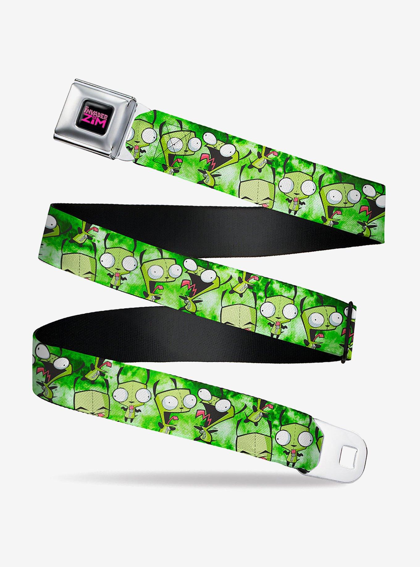 Invader Zim Gir Poses Tie Dyes Seatbelt Belt, , hi-res