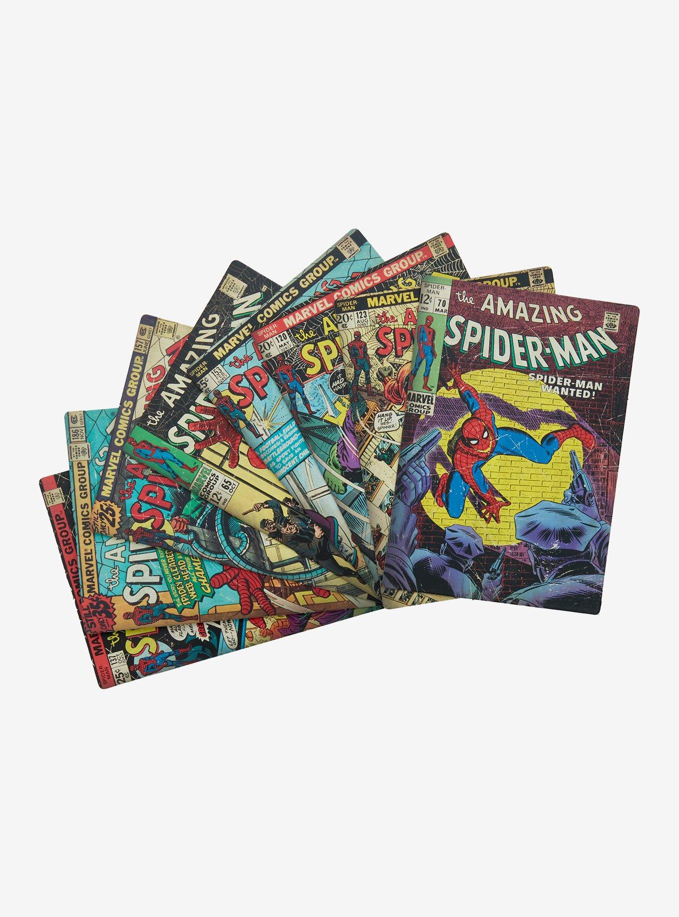 Marvel Spider-Man Comic Book Coaster Set, , hi-res