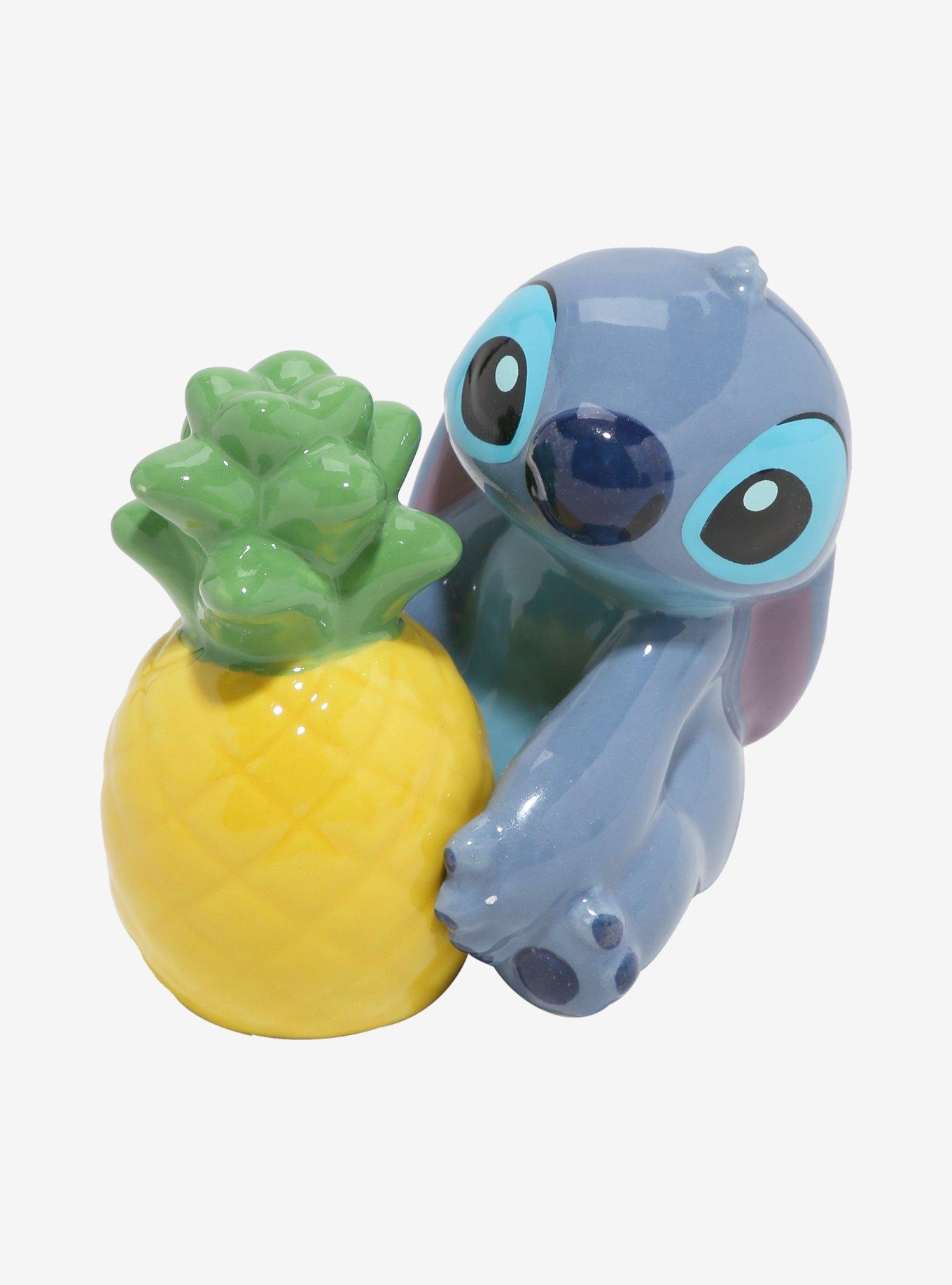 Disney Stitch & Pineapple Figural Salt & Pepper Shaker Set