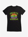 Dungeons & Dragons Here For The Shenanigans Girls T-Shirt, BLACK, hi-res