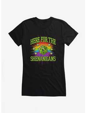 Dungeons & Dragons Here For The Shenanigans Girls T-Shirt, , hi-res